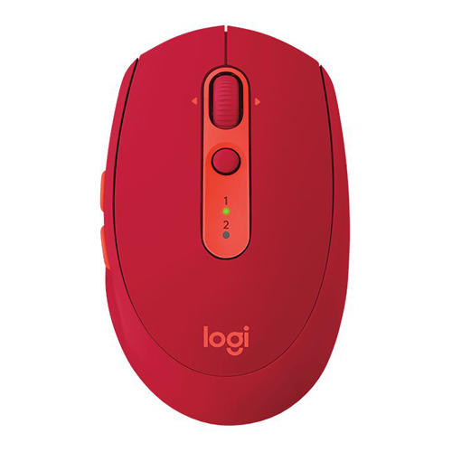 Logitech Multi-Device Silent Wireless Mouse M590 Ruby