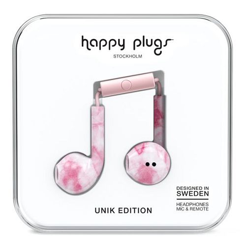 HappyPlugs Earbud Plus Pink Marble