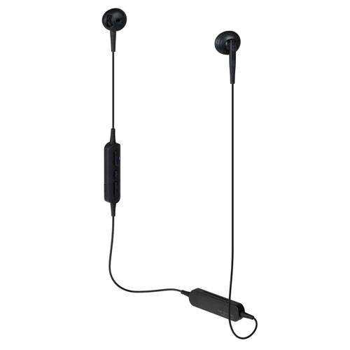 audio-tech Bluetooth Ear-Bud Earphones 黑 ATH-C200BT BK