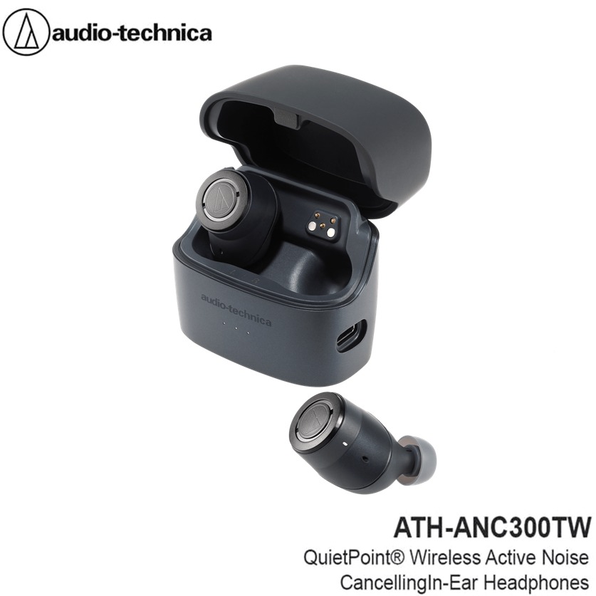 audio-tech 真無線 降噪耳機 ATH-ANC300TW 黑