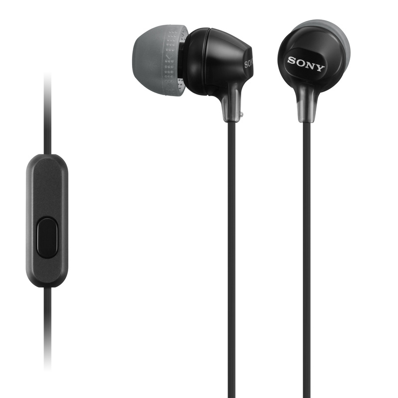 SONY Mobile In-earphone 黑色 MDR-EX15AP/BC
