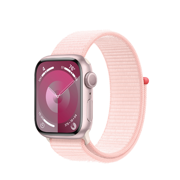 APPLE Watch S9 GPS 41mm Pink Case With Light Pink Sport Loop