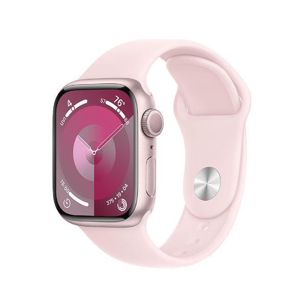 APPLE Watch S9 GPS 45mm Pink Case With Light Pink Sport Band/L