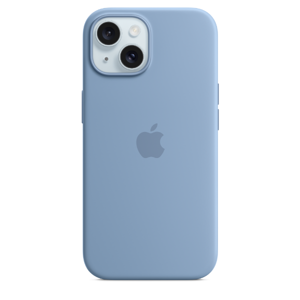 APPLE iPhone 15 Silicone Case with MagSafe- Winter Blue