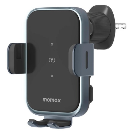 MOMAX Q.Mount Smart6 15W雙線圈車用充電支架 黑色