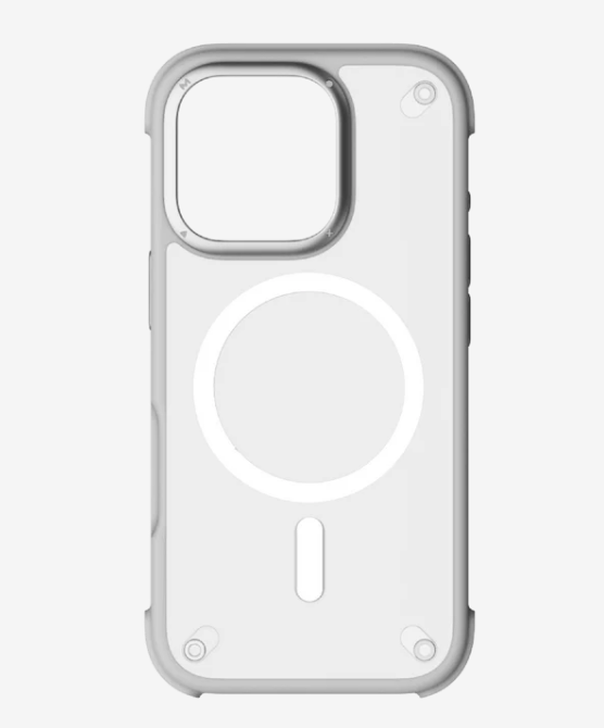 MOMAX iPhone 16 Pro Air CaseForm 磁吸保護殼 淺灰