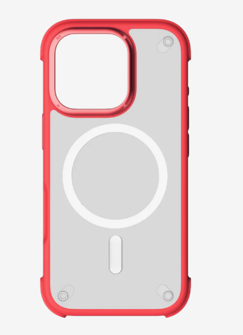 MOMAX iPhone 16 Pro Air CaseForm 磁吸保護殼 紅