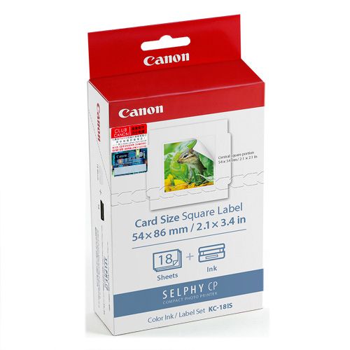 CANON 打印機正方形貼紙相紙 需跟*9499使用