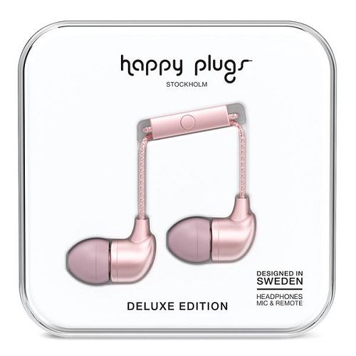 HappyPlugs In-Earphone Pink Gold