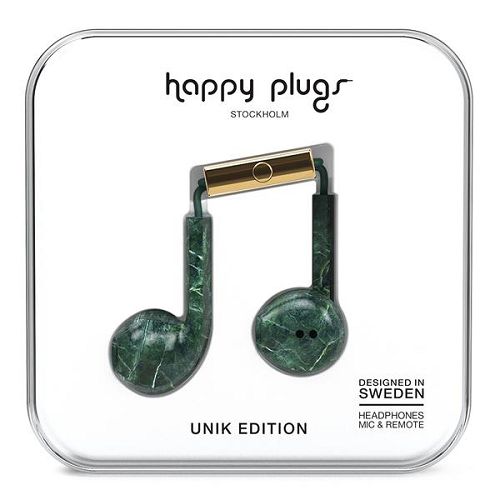 HappyPlugs Earbud Plus Green Marble