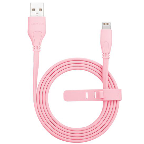 MOMAX Go-Link Lightning Cable Pink 1M
