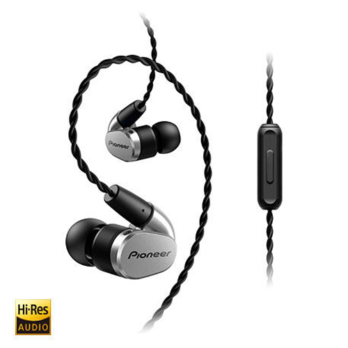 Pioneer Hi-Res Audio 入耳式耳機 銀 SE-CH5TS