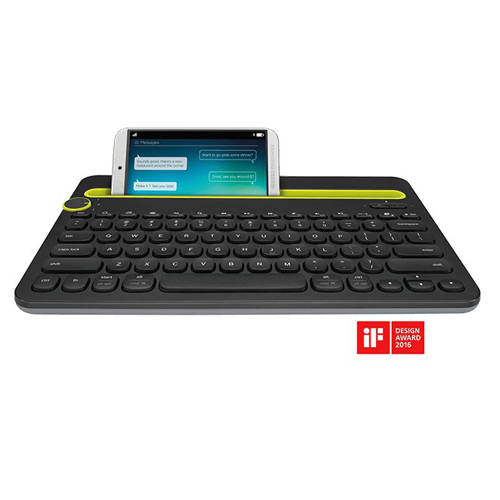 Logitech Multi-Device Bluetooth Keyboard-AP K480 Black