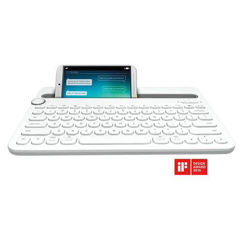 Logitech Multi-Device Bluetooth Keyboard-AP K480 White