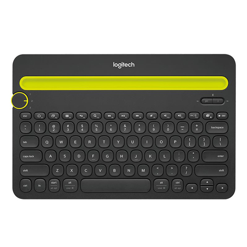 Logitech Multi-Device Bluetooth Keyboard-TW K480 Black