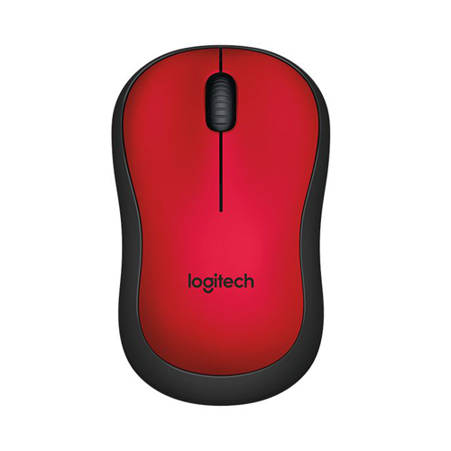 Logitech Silent Wireless Mouse M221 Red
