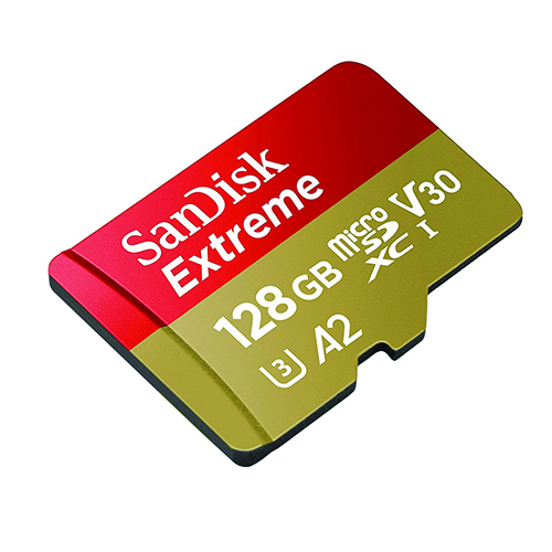 SanDisk Extreme MicroSDXC 128GB[支援4K拍攝] SDSQXA1-128G