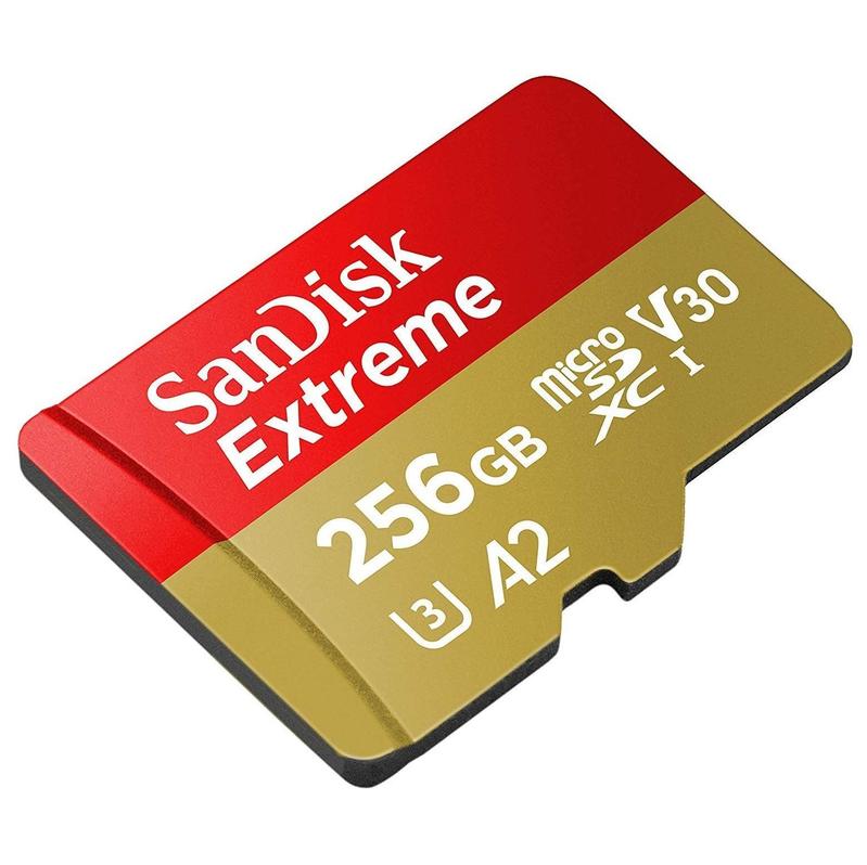 SanDisk Extreme MicroSDXC 256GB[支援4K拍攝] SDSQXA1-256G-GN6AA