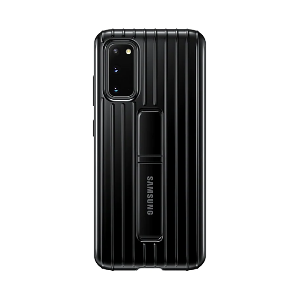 Samsung S20 立架式保護皮套 Black