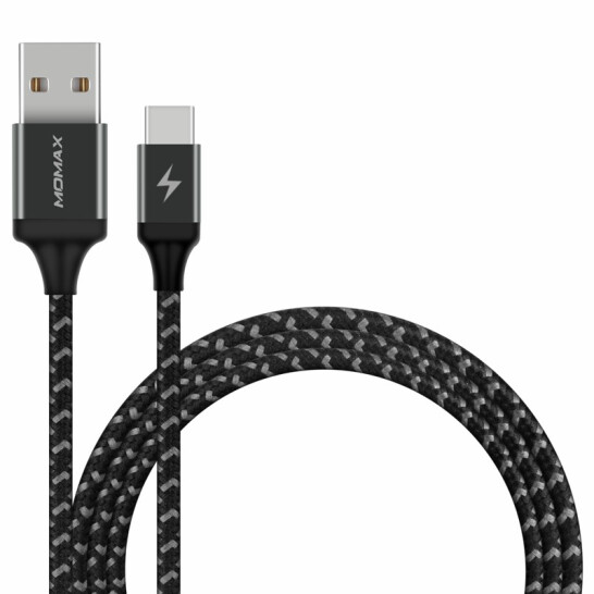 MOMAX ZERO Type-C To USB Cable 1M [3A輸出] 太空灰