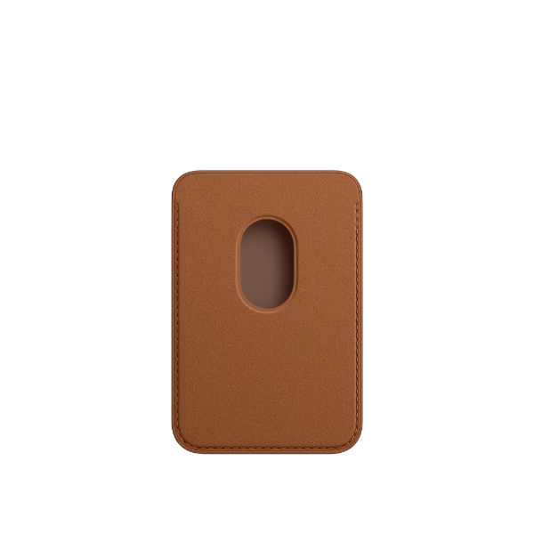 APPLE iPhone Leather Wallet with Magsafe Saddle Brown