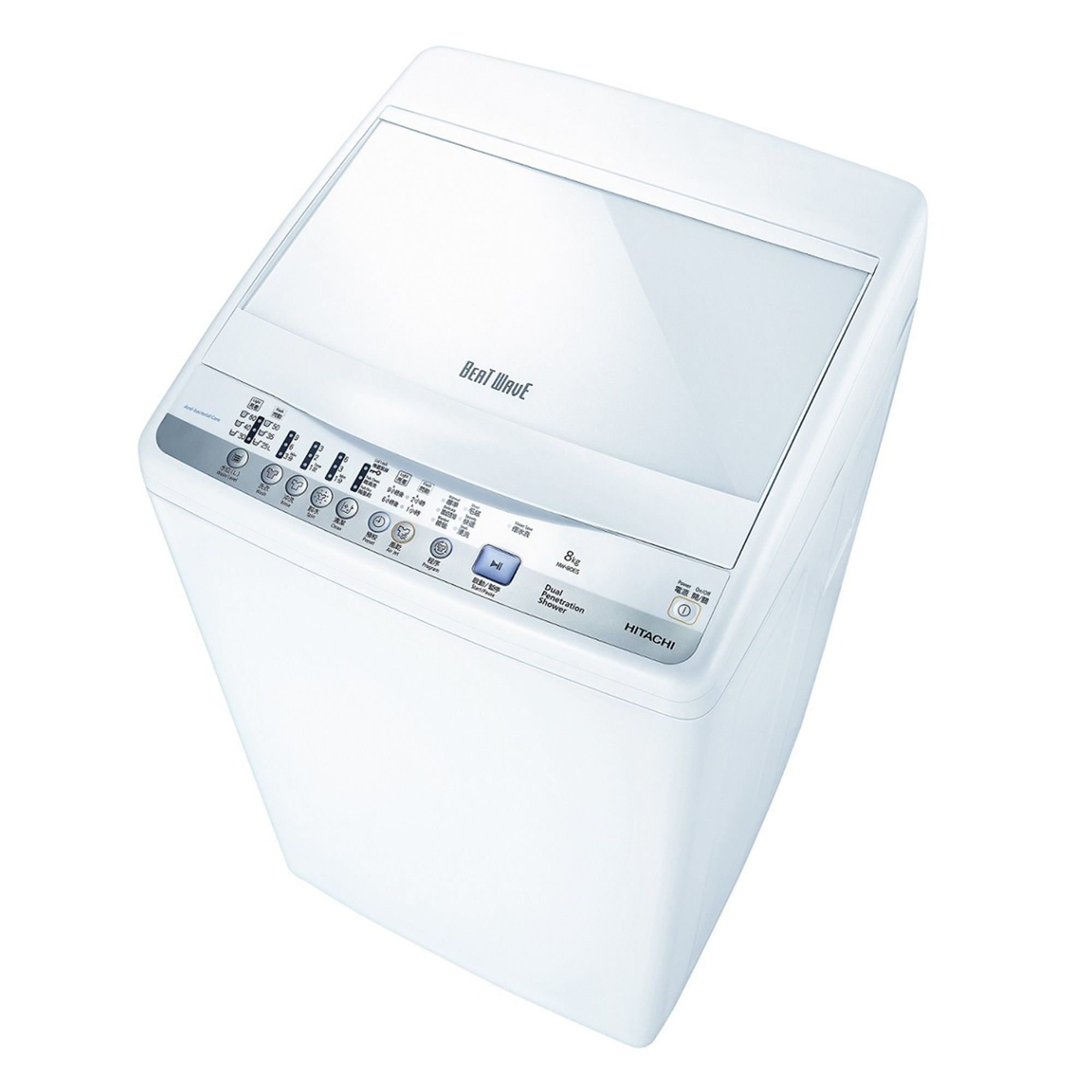 HITACHI 8KG洗衣機-高水位 NW80ESPW-白