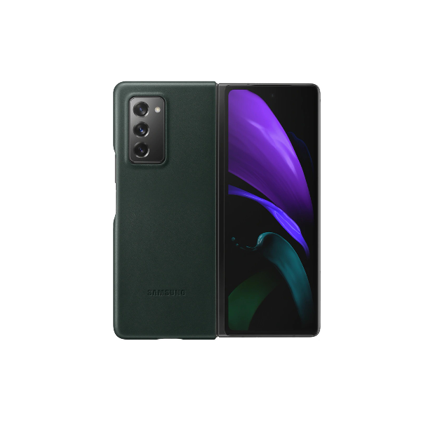 Samsung Galaxy Z Fold 2 真皮背蓋 Leather Cover Green