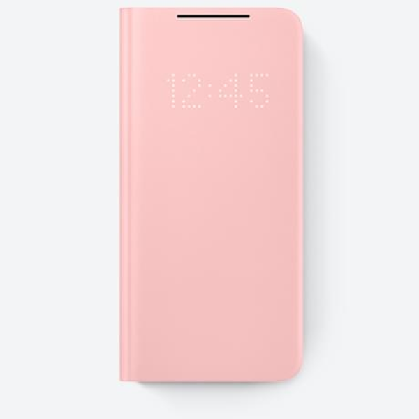 Samsung S21+ LED View Cover 翻頁式皮套 Pink