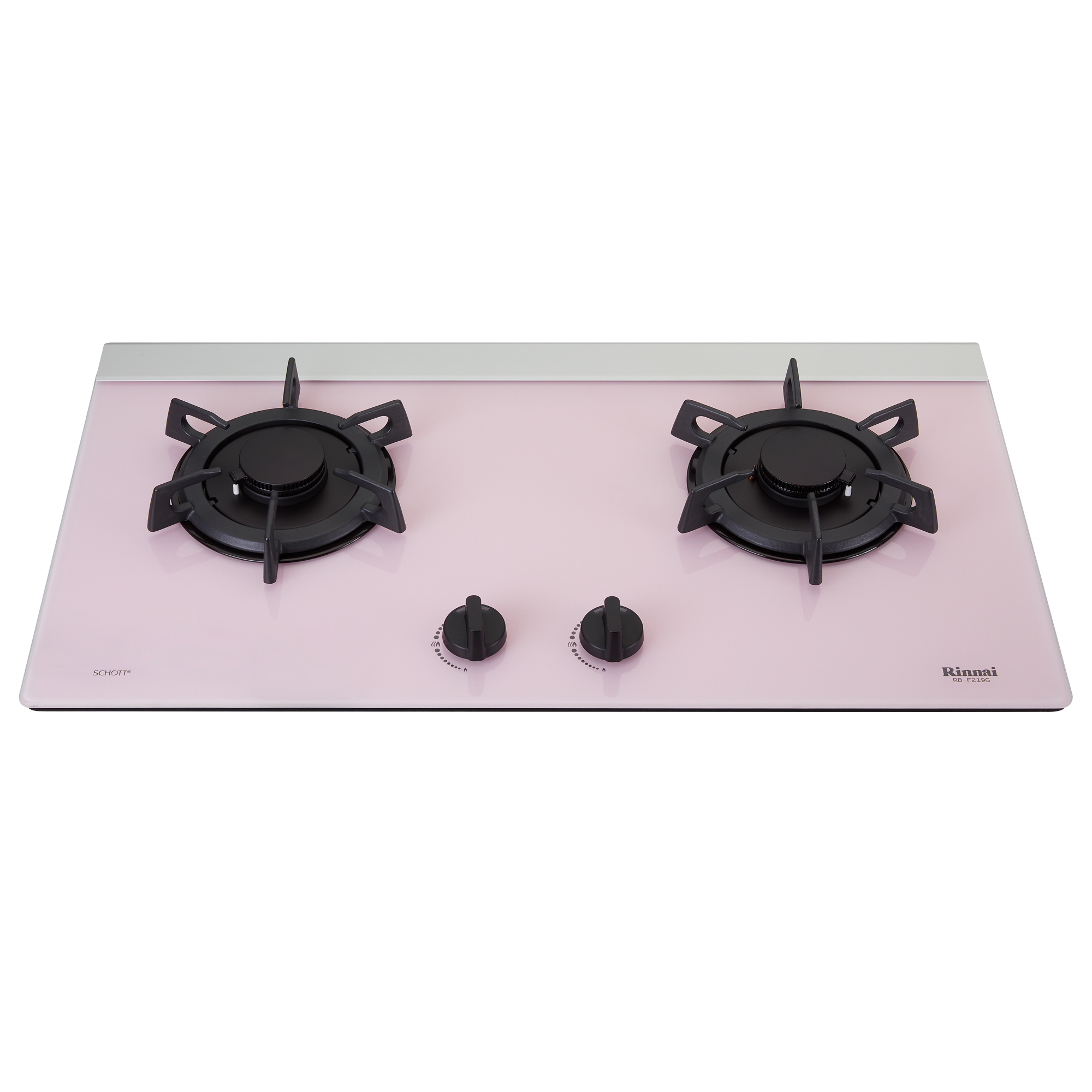 RINNAI [1]石油氣-雙頭嵌入式煮食爐 RB-F219GP 粉色