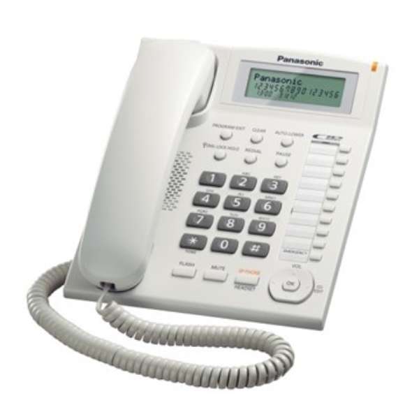 PANASONIC 單線家用電話 KX-TS881MXW/白