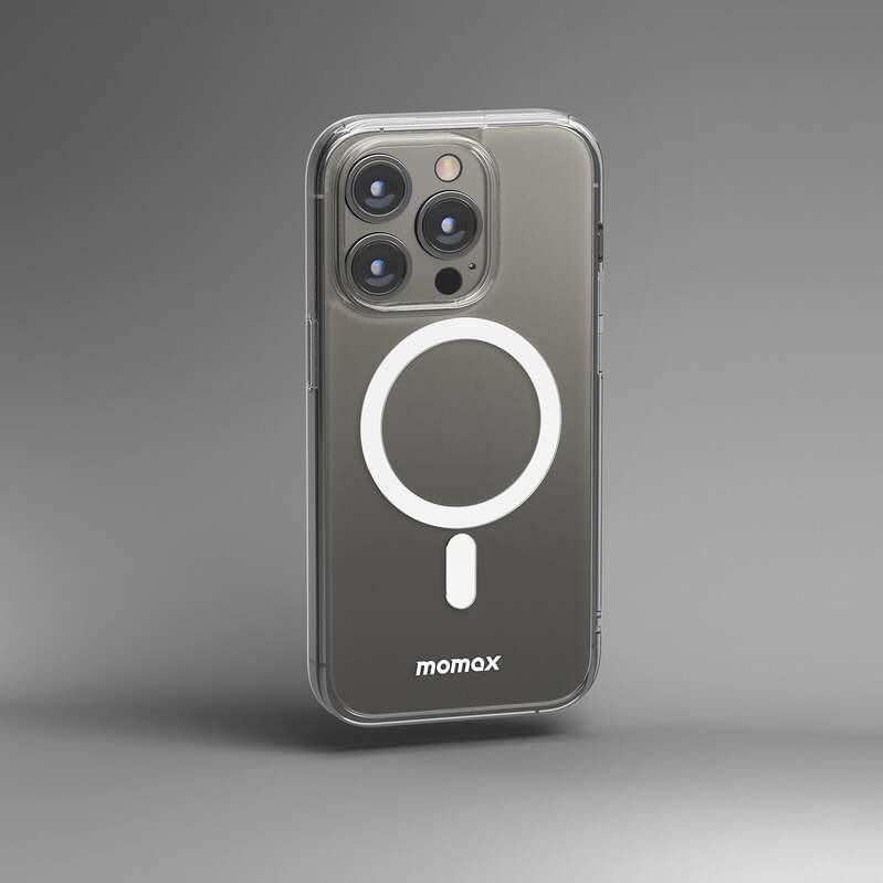 MOMAX iPhone 14 Plus Hybrid Lite Case 透明白