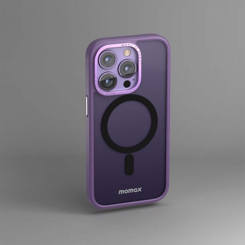 MOMAX iPhone 14 Pro Hybrid Case 紫色