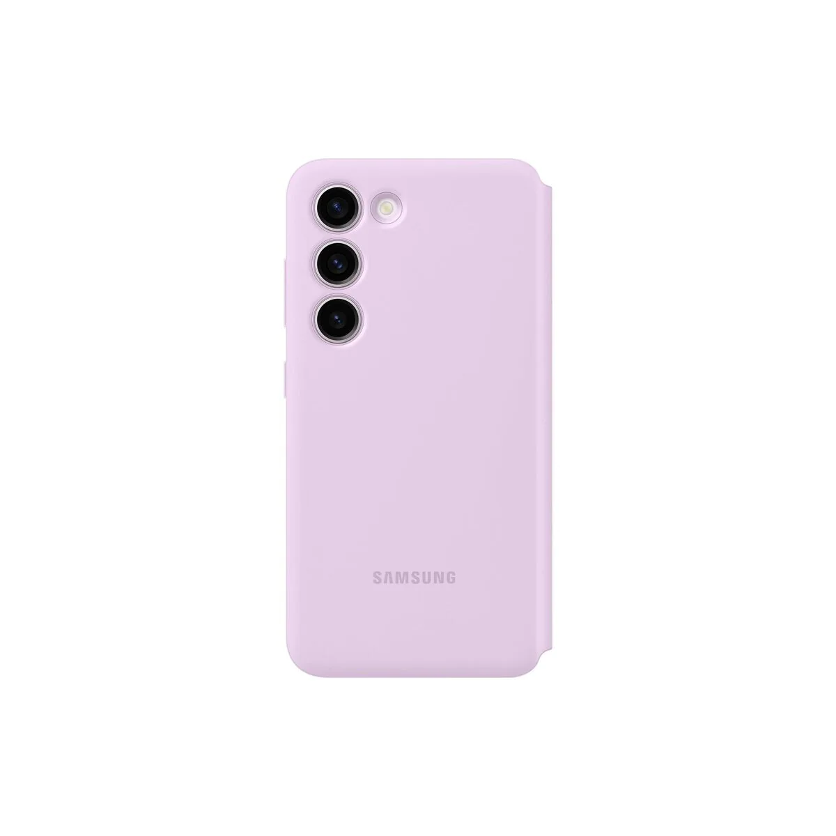 Samsung S23 卡夾式感應保護殼 雅淡紫色