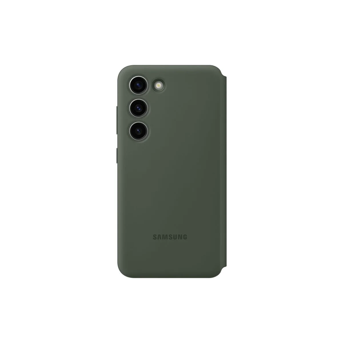 Samsung S23 卡夾式感應保護殼 叢林綠色