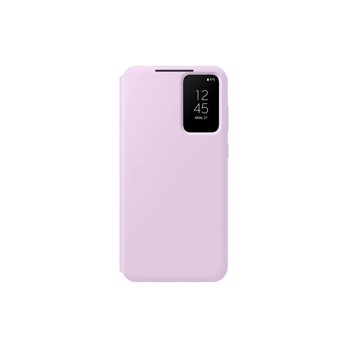 Samsung S23+ 卡夾式感應保護殼 雅淡紫色