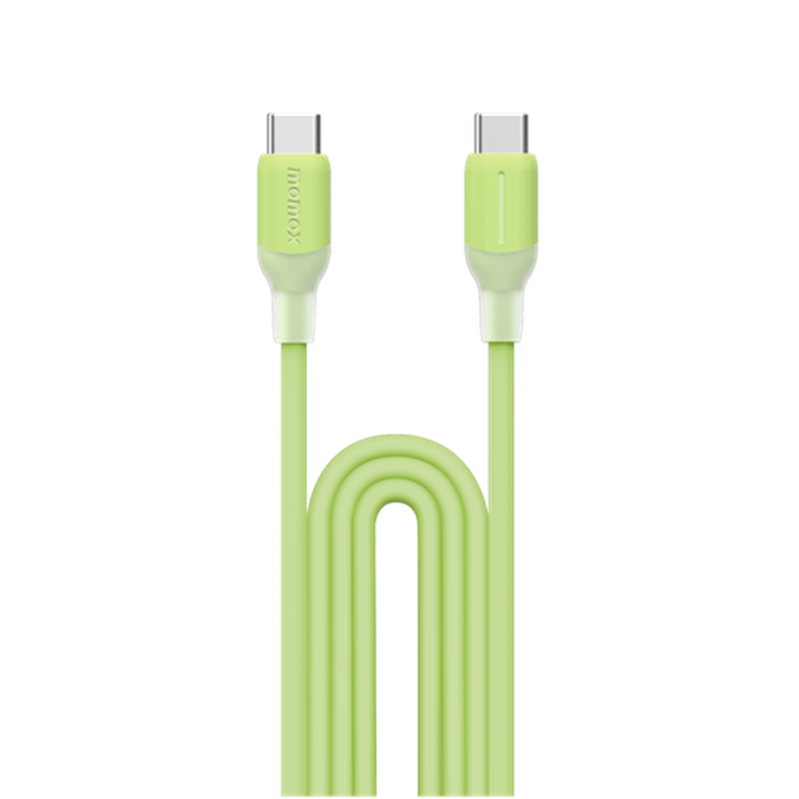 MOMAX 1-Link Flow CC X 60W USB-C充電線 1.2米 綠