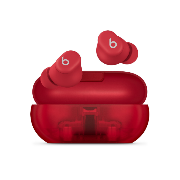 Beats Solo Buds-True Wireless Earbuds Transparent Red