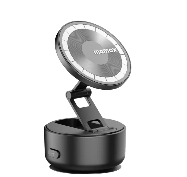 MOMAX 1-SNAP GO電動吸盤支架 黑