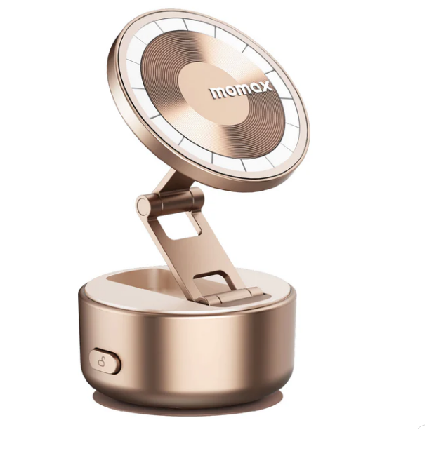 MOMAX 1-SNAP GO電動吸盤支架 沙漠金