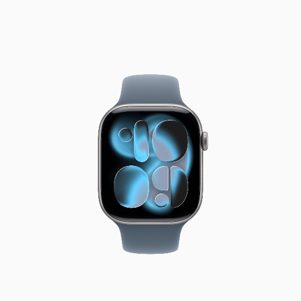 APPLE Watch S11 GPS 46mm Space Grey with Black Sport Band-M/L