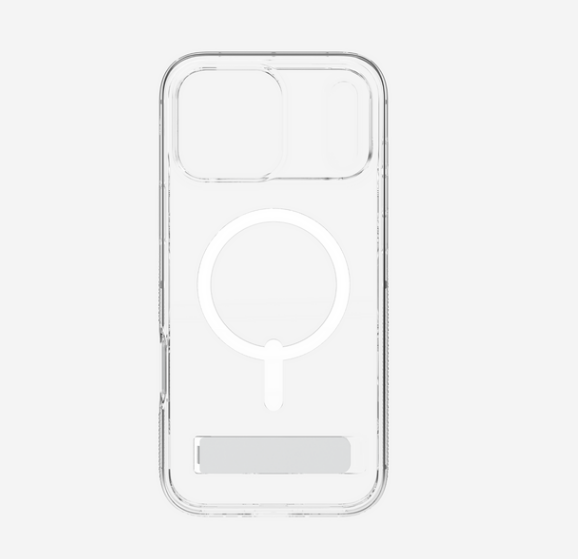 ZAGG iPhone 17 Pro Crystal Kickstand + Button 磁吸保護殼 透明