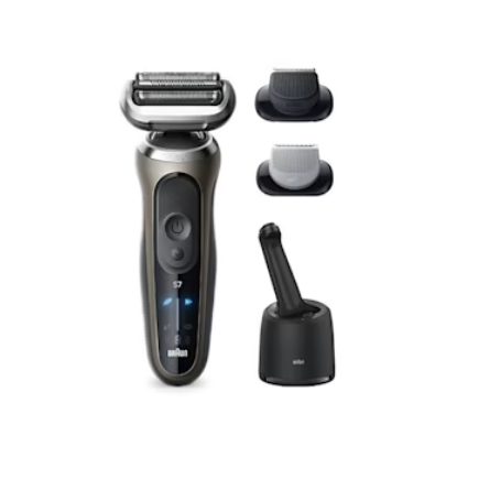 BRAUN 7系列乾濕兩用電鬚刨連自動清潔座 72-C7650CC 金色