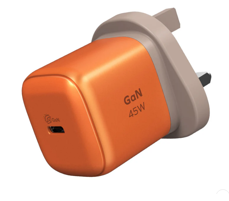 MOMAX 1-Charge GaN 45W充電器 橙
