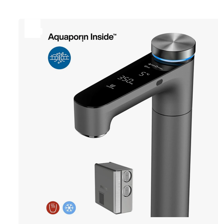 PHILIPS RO櫥下式冷熱淨水器 AUT9028DG/90 灰