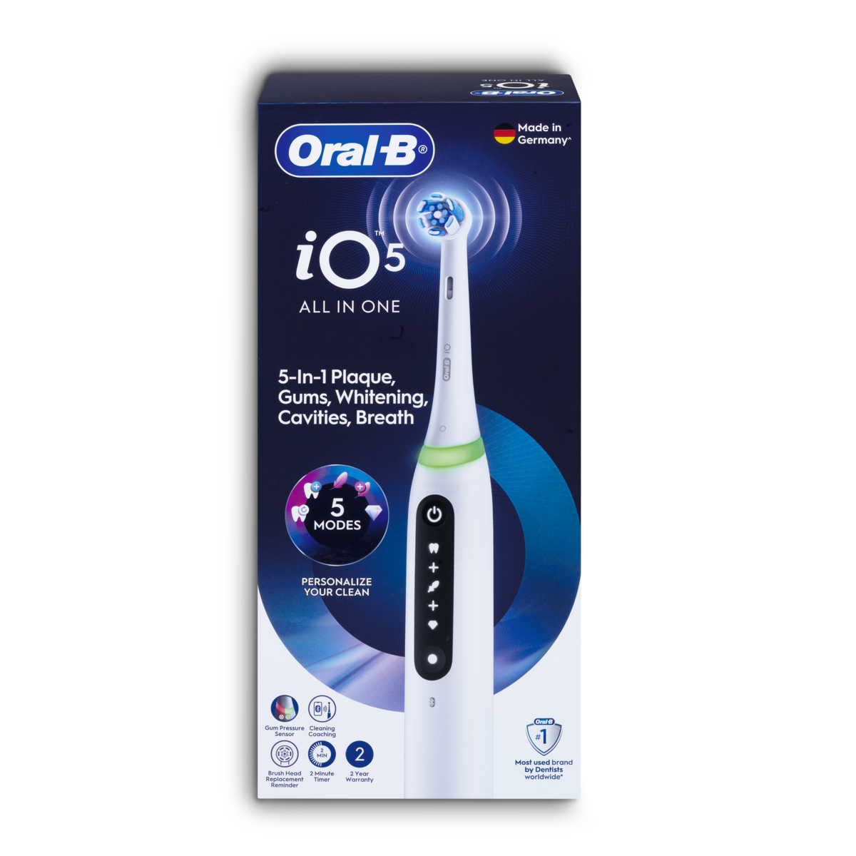 BRAUN 充電電動牙刷 iO5 白色