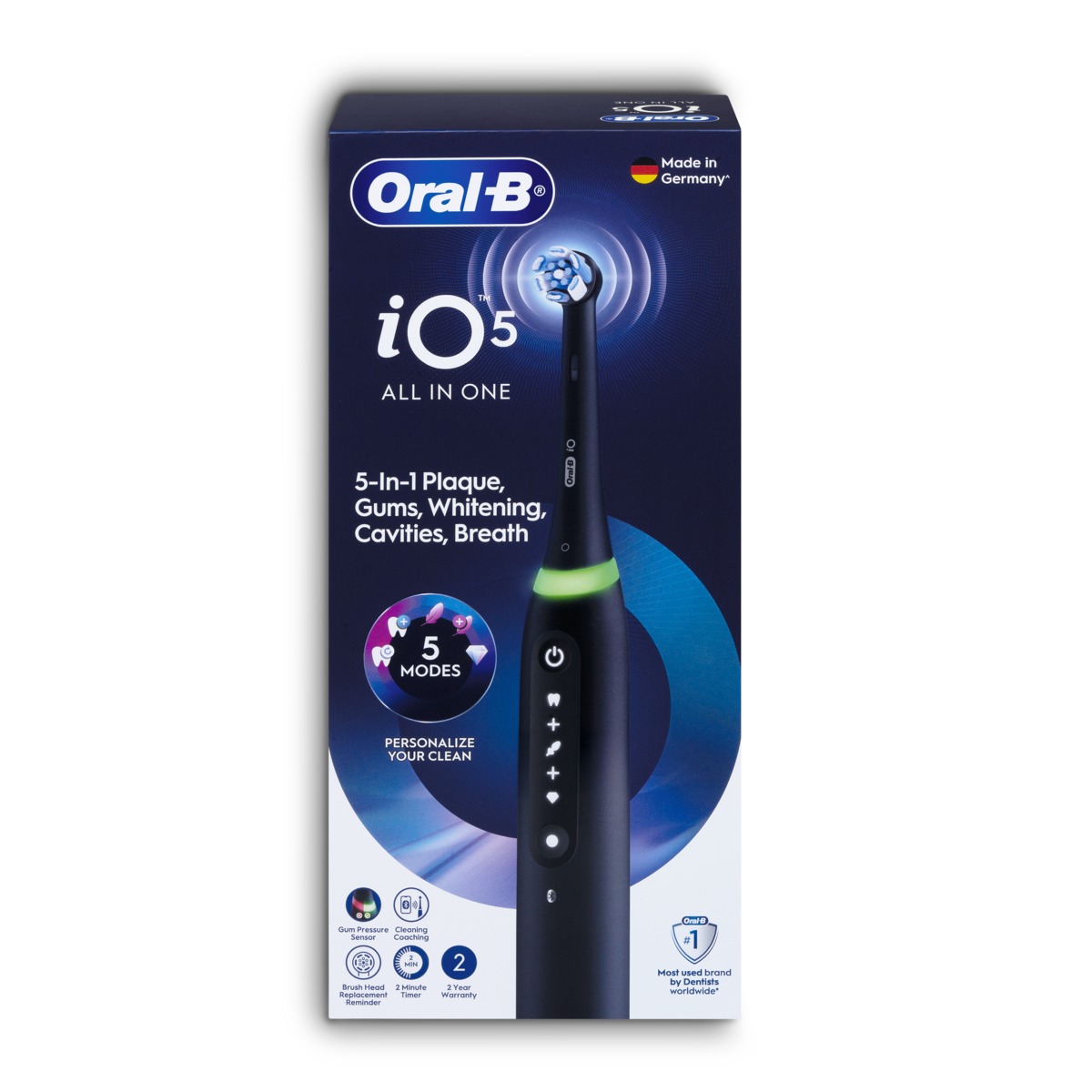 BRAUN 充電電動牙刷 iO5 黑色