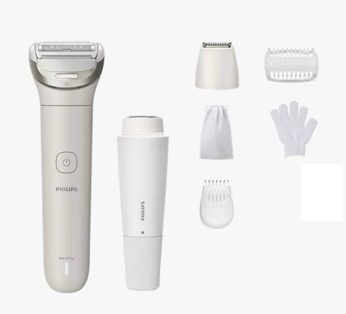 PHILIPS 乾濕無線脫毛器 BRL159/00 銀白色