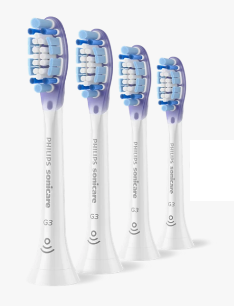 PHILIPS 牙齦健康刷頭 4枝裝 HX9054/85 白