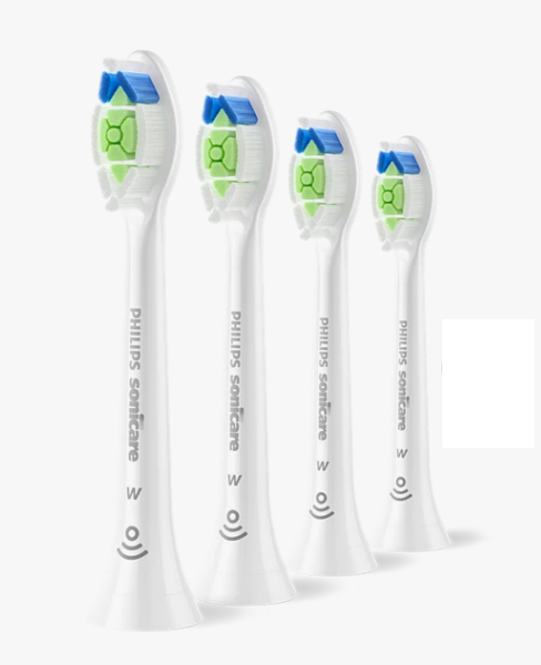 PHILIPS 亮白牙齒專用刷頭 4枝裝 HX6064/85 白