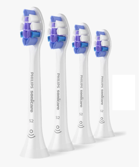 PHILIPS 敏感牙齒及牙齦刷頭 4枝裝 HX6054/85 白